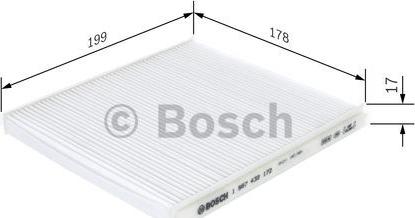 BOSCH 1 987 432 172 - Filtro, Aria abitacolo autozon.pro