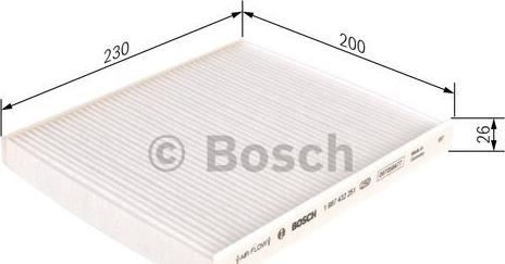 BOSCH 1 987 432 251 - Filtro, Aria abitacolo autozon.pro