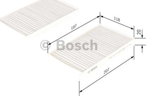 BOSCH 1 987 432 278 - Filtro, Aria abitacolo autozon.pro