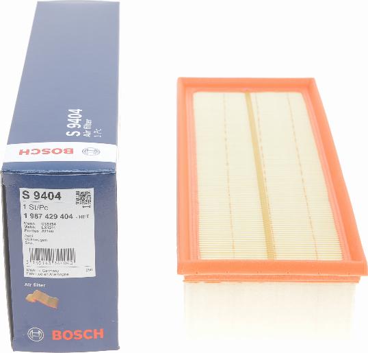 BOSCH 1 987 429 404 - Filtro aria autozon.pro