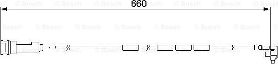 BOSCH 1 987 474 908 - Contatto segnalazione, Usura past. freno / mat. d'attrito autozon.pro