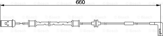 BOSCH 1 987 474 936 - Contatto segnalazione, Usura past. freno / mat. d'attrito autozon.pro