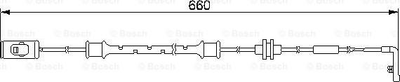 BOSCH 1 987 474 972 - Contatto segnalazione, Usura past. freno / mat. d'attrito autozon.pro