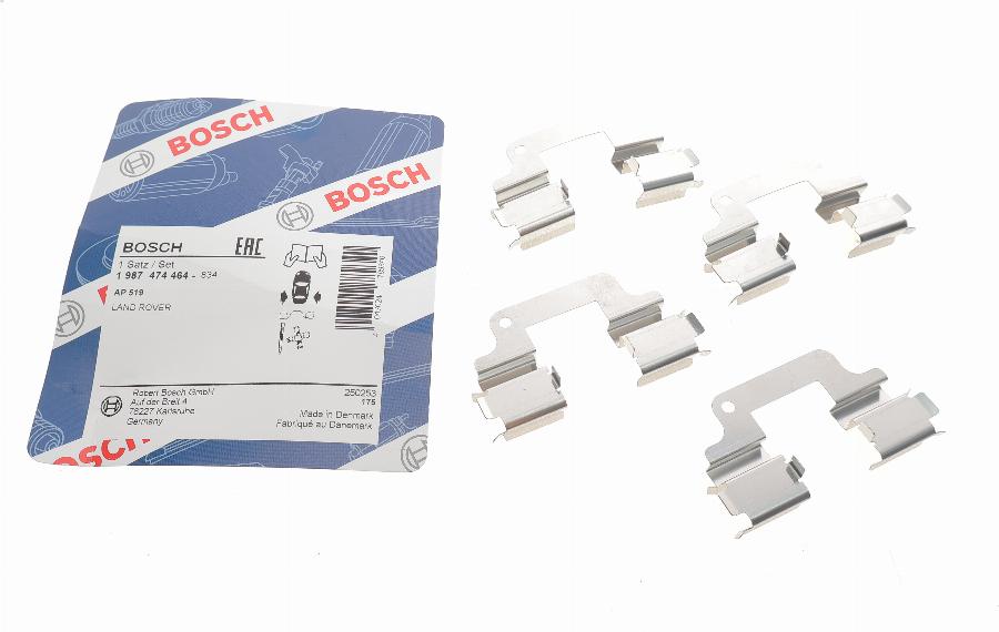 BOSCH 1 987 474 464 - Kit accessori, Pastiglia freno autozon.pro