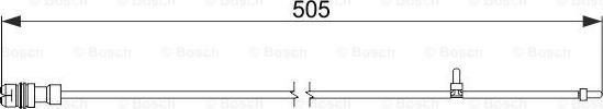 BOSCH 1 987 474 593 - Contatto segnalazione, Usura past. freno / mat. d'attrito autozon.pro