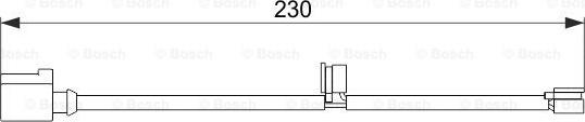 BOSCH 1 987 474 569 - Contatto segnalazione, Usura past. freno / mat. d'attrito autozon.pro