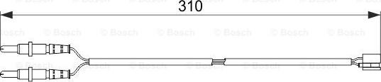 BOSCH 1 987 474 519 - Contatto segnalazione, Usura past. freno / mat. d'attrito autozon.pro