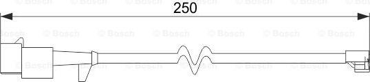 BOSCH 1 987 474 574 - Contatto segnalazione, Usura past. freno / mat. d'attrito autozon.pro