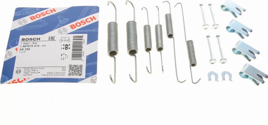 BOSCH 1 987 475 410 - Kit accessori, Ganasce freno autozon.pro