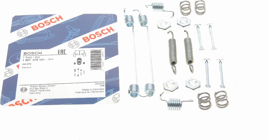 BOSCH 1 987 475 101 - Kit accessori, Ganasce freno autozon.pro