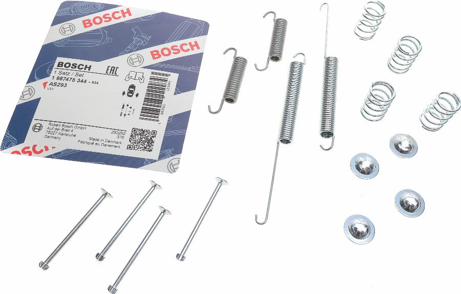 BOSCH 1 987 475 344 - Kit accessori, Ganasce freno autozon.pro