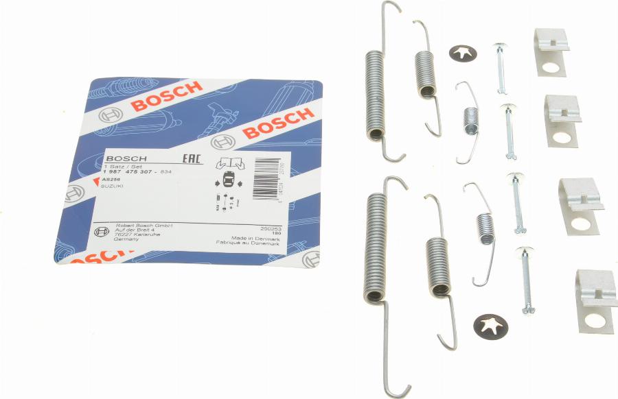 BOSCH 1 987 475 307 - Kit accessori, Ganasce freno autozon.pro