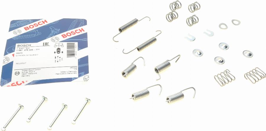 BOSCH 1 987 475 326 - Kit accessori, Ganasce freno stazionamento autozon.pro