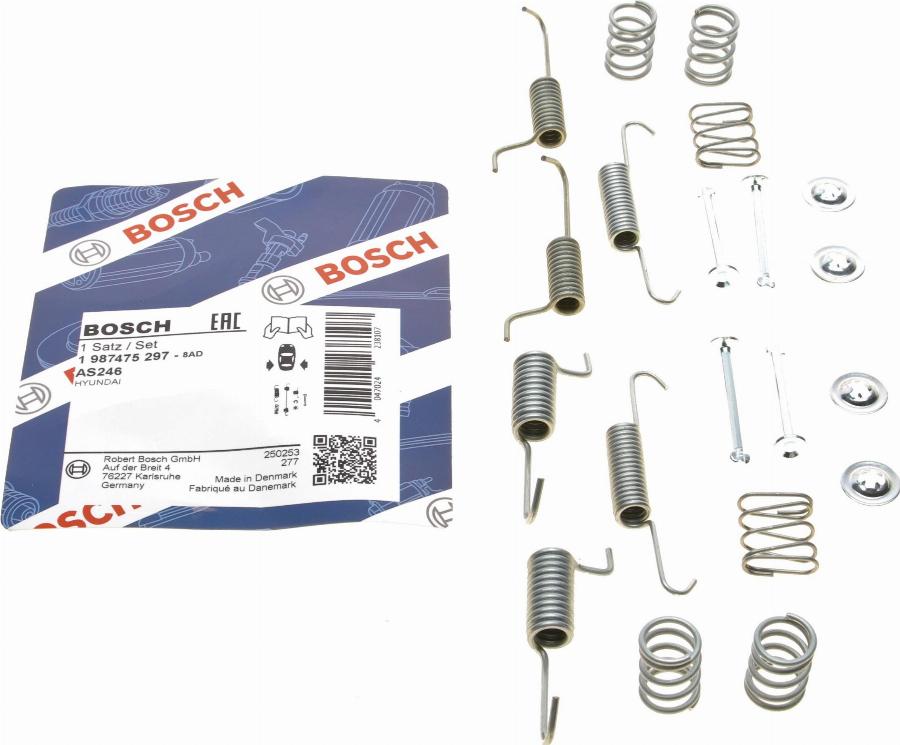 BOSCH 1 987 475 297 - Kit accessori, Ganasce freno autozon.pro