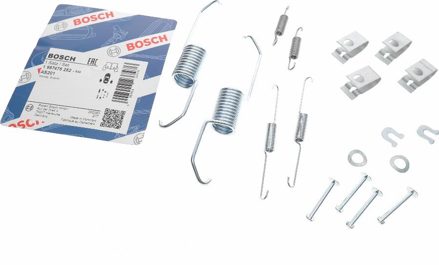 BOSCH 1 987 475 252 - Kit accessori, Ganasce freno autozon.pro