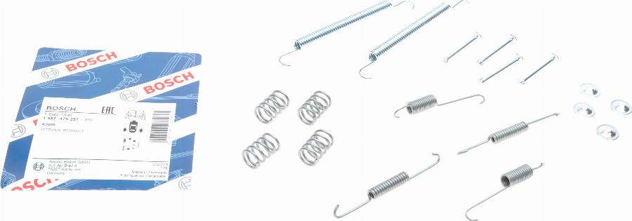 BOSCH 1 987 475 257 - Kit accessori, Ganasce freno autozon.pro