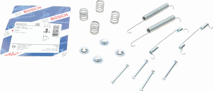 BOSCH 1 987 475 284 - Kit accessori, Ganasce freno autozon.pro