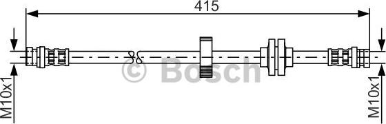 BOSCH 1 987 476 999 - Flessibile del freno autozon.pro