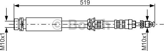 BOSCH 1 987 476 993 - Flessibile del freno autozon.pro