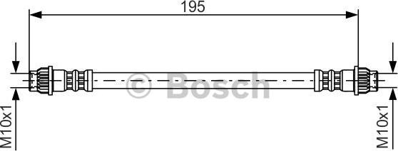 BOSCH 1 987 476 956 - Flessibile del freno autozon.pro