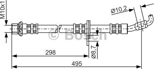 BOSCH 1 987 476 963 - Flessibile del freno autozon.pro