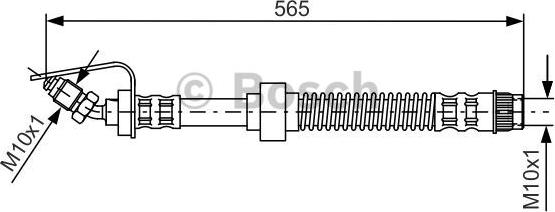 BOSCH 1 987 476 906 - Flessibile del freno autozon.pro