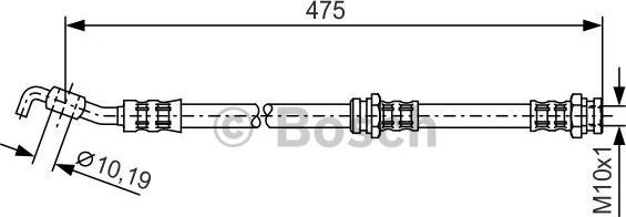 BOSCH 1 987 476 902 - Flessibile del freno autozon.pro