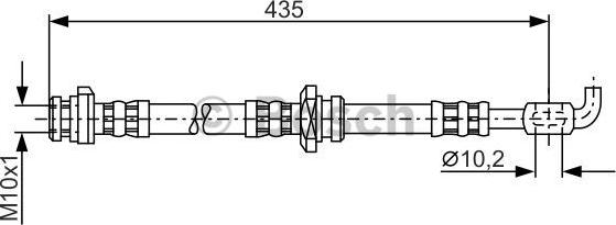 BOSCH 1 987 476 911 - Flessibile del freno autozon.pro