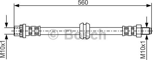 BOSCH 1 987 476 923 - Flessibile del freno autozon.pro