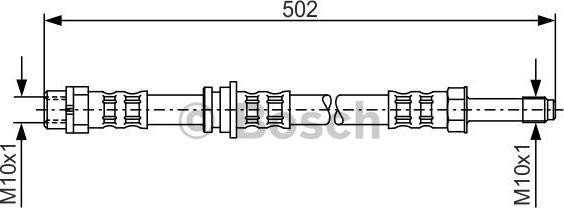 BOSCH 1 987 476 971 - Flessibile del freno autozon.pro