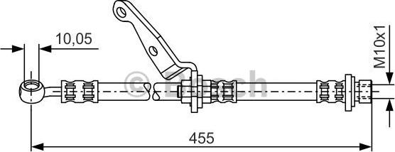 BOSCH 1 987 476 973 - Flessibile del freno autozon.pro