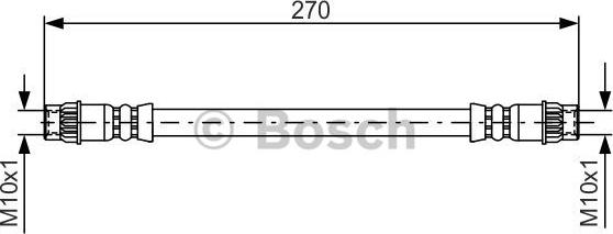 BOSCH 1 987 476 493 - Flessibile del freno autozon.pro