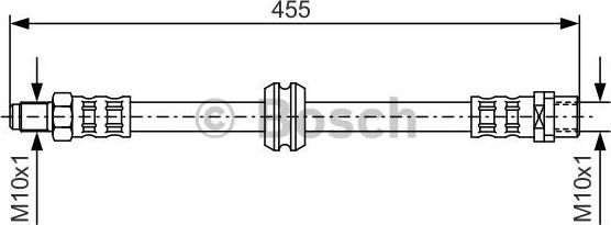 BOSCH 1 987 476 444 - Flessibile del freno autozon.pro