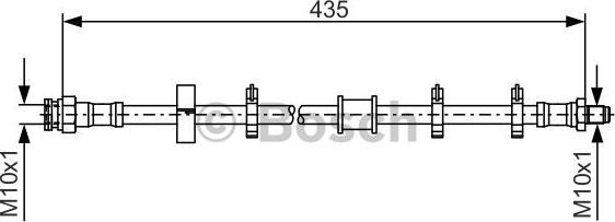 BOSCH 1 987 476 445 - Flessibile del freno autozon.pro