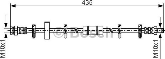 BOSCH 1 987 476 442 - Flessibile del freno autozon.pro