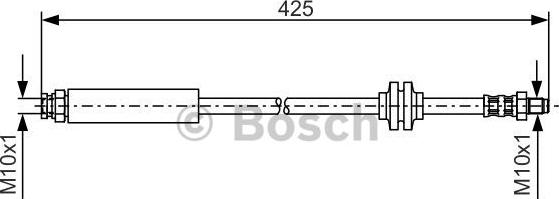 BOSCH 1 987 476 451 - Flessibile del freno autozon.pro