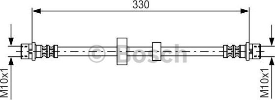 BOSCH 1 987 476 411 - Flessibile del freno autozon.pro