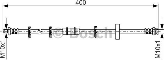 BOSCH 1 987 476 413 - Flessibile del freno autozon.pro