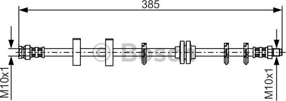 BOSCH 1 987 476 438 - Flessibile del freno autozon.pro