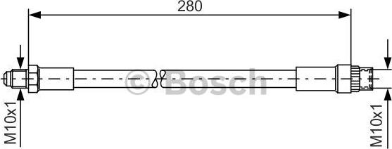 BOSCH 1 987 476 424 - Flessibile del freno autozon.pro