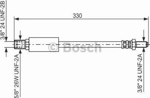 BOSCH 1 987 476 473 - Flessibile del freno autozon.pro