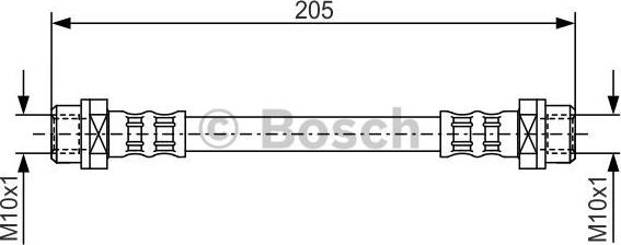 BOSCH 1 987 476 477 - Flessibile del freno autozon.pro