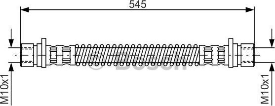 BOSCH 1 987 476 594 - Flessibile del freno autozon.pro