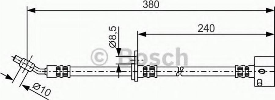 BOSCH 1987476591 - Flessibile del freno autozon.pro