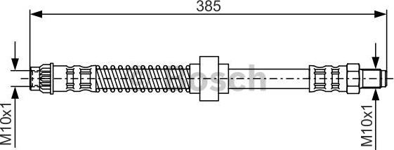 BOSCH 1 987 476 597 - Flessibile del freno autozon.pro