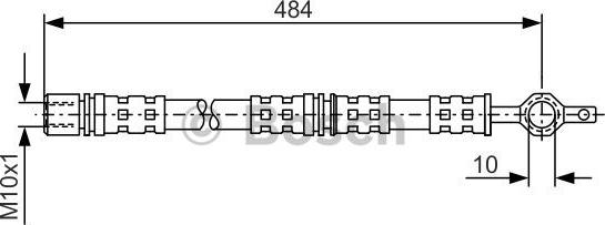 BOSCH 1 987 476 551 - Flessibile del freno autozon.pro