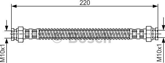 BOSCH 1 987 476 560 - Flessibile del freno autozon.pro