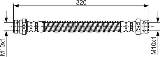 BOSCH 1 987 476 501 - Flessibile del freno autozon.pro