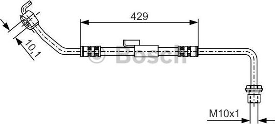 BOSCH 1 987 476 510 - Flessibile del freno autozon.pro