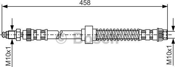 BOSCH 1 987 476 534 - Flessibile del freno autozon.pro